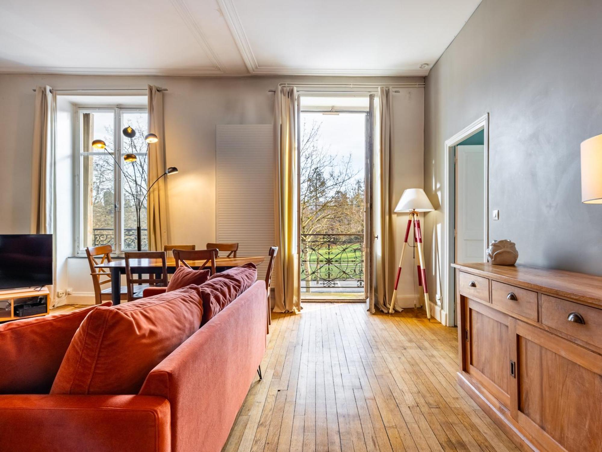 Le Chic D'Adam - A Cote Du Parc De La Pepiniere Apartment Нанси Екстериор снимка